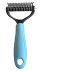2-Pack Stainless Steel Pet Dematting Comb Set