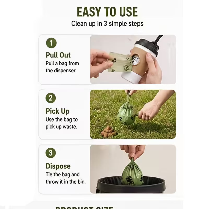 Doggy Coffee Cup Pet Waste Bag Dispenser