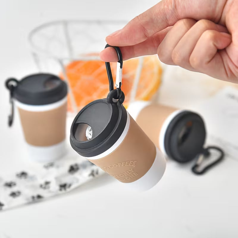 Doggy Coffee Cup Pet Waste Bag Dispenser