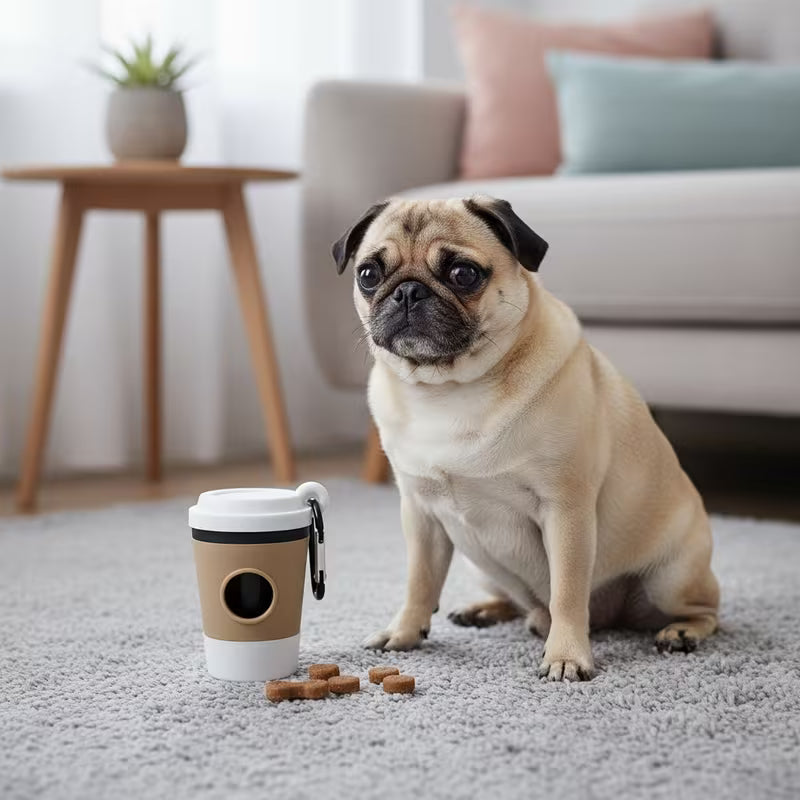 Doggy Coffee Cup Pet Waste Bag Dispenser