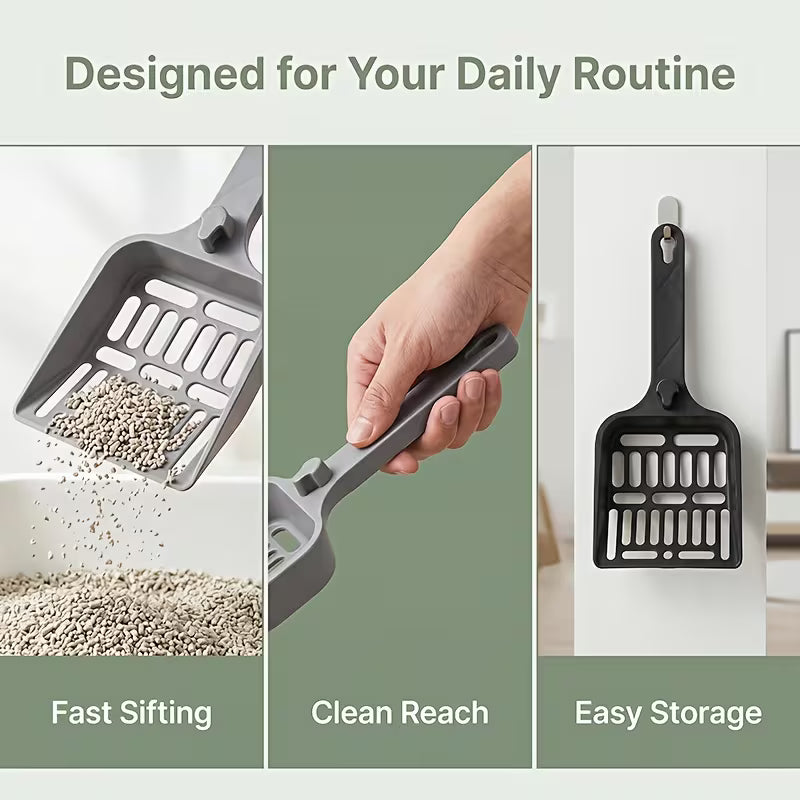 Extra-Large Cat Litter Shovel with Fine Sifting Holes