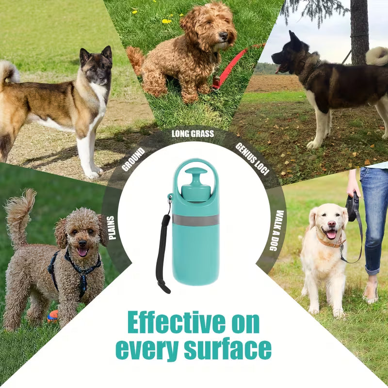 Portable Pet Waste Scooper with Six-Claw Scoop &amp; Bag Dispenser